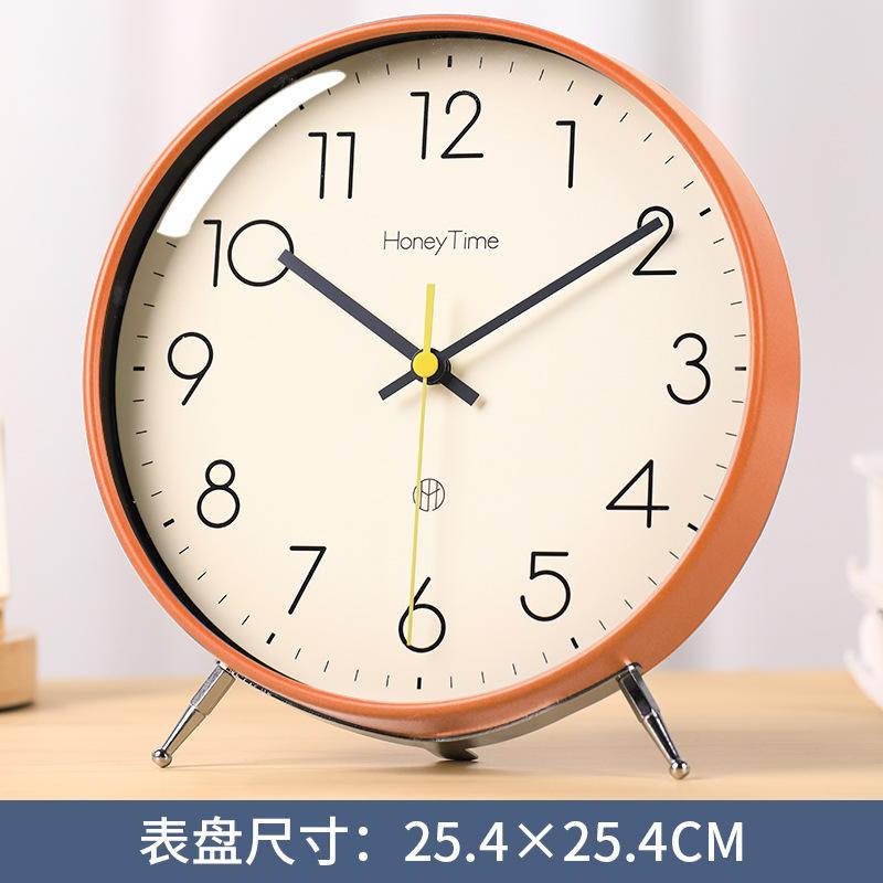 Clock living room 1011 new desktop clock pendulum desktop large clock placement home electronic alarm clock ornament
