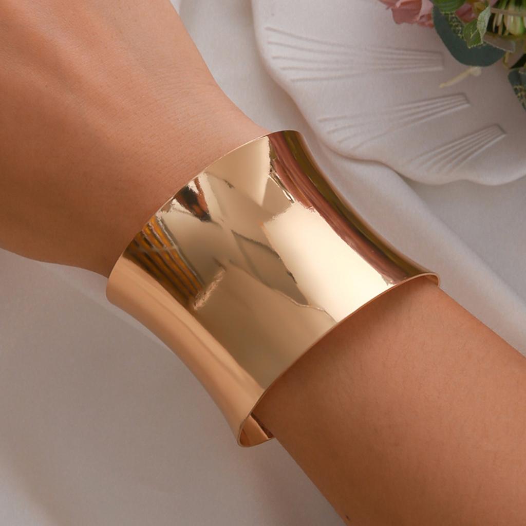 1 Stück Breitgewinde Manschette Offen Legierung Armband Punk Damen Verstellbares Handgelenk Zubehör Schmuck Geeignet für Festival Kleidung Geschenke