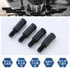 Makuki Motorcycle Mirror Conversion Mirror Extension To Thread Height Adjustment To Thread High Hardness Adapter, Screw, Adapter, 8mm, 4-Piece Set,