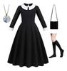 Black Costume Dress For Girls, Halloween Costume For Child