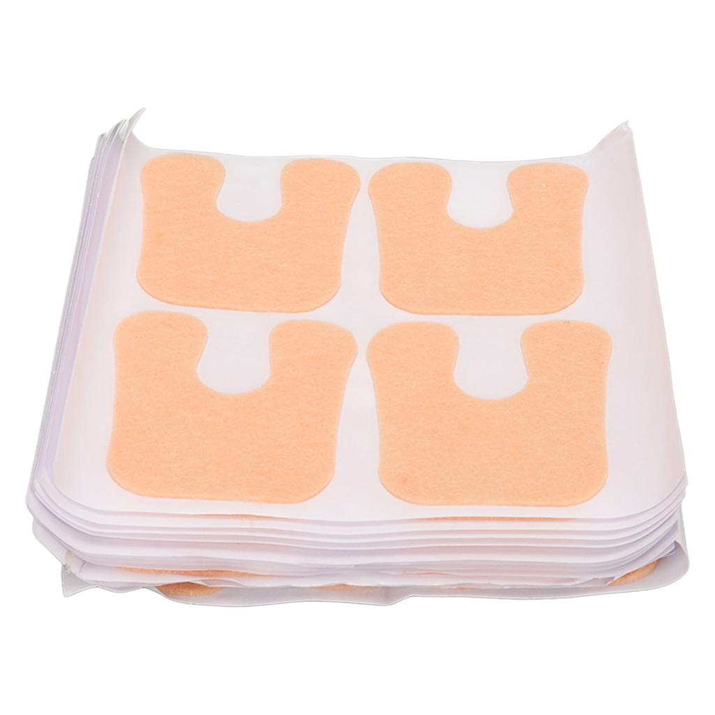 12 Sheets Felt Forefoot Cushion Self Adhesive U Shape Prevent Callus Reduce Pain Felt Insert Pads