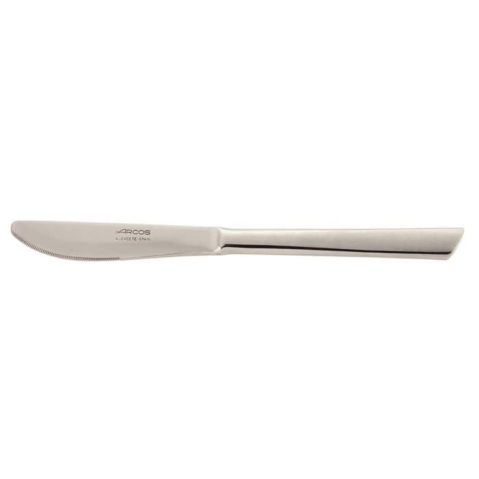 Couteau à déjeuner Arcos Tuscany 570200 monobloc monobloc en acier inoxydable 18/10, épaisseur 2,5 mm et lame de 8,5 cm en boîte.