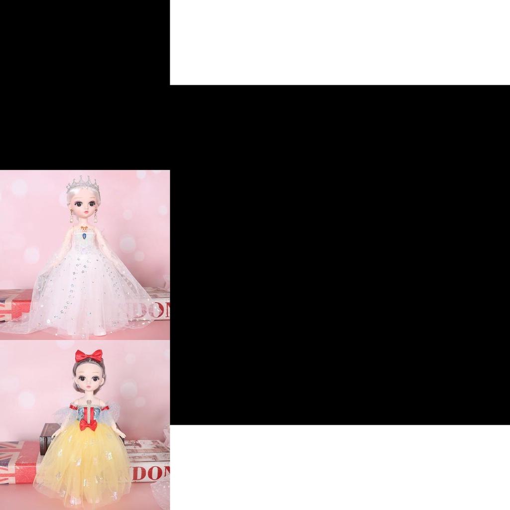 Fashionable 11.8in Elsa Snow White Princess Singing Doll For Girls With 31 Built-in Music Accessories