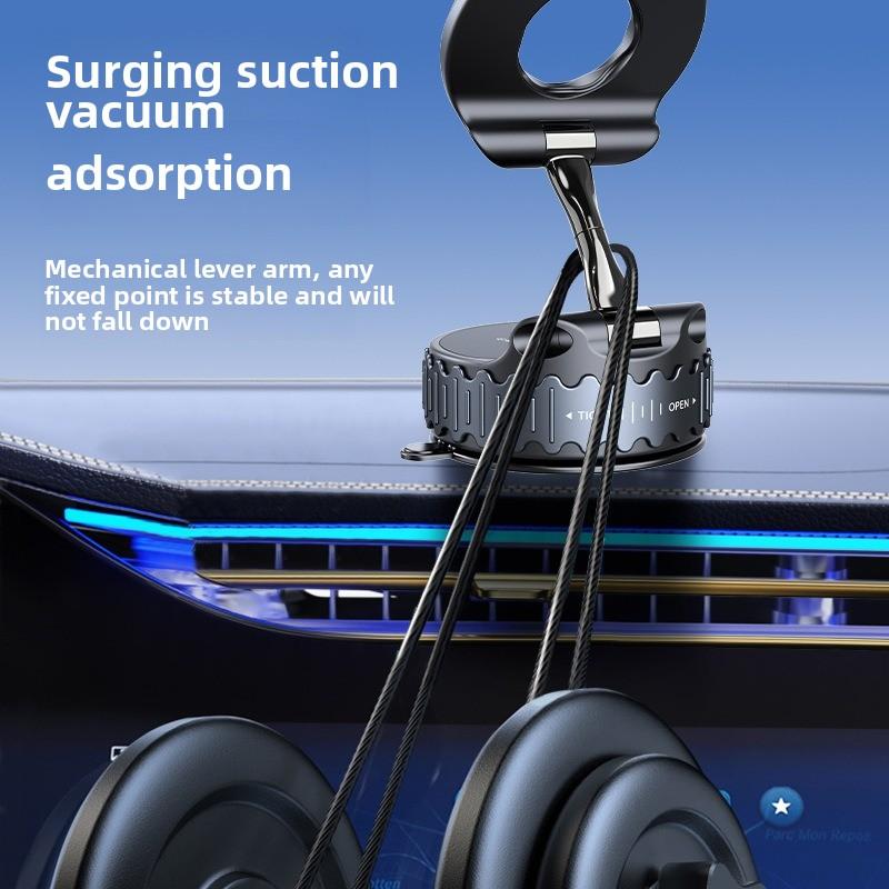 Magnetic Car Phone Holder 360° Free rotation Fold Storage Multifunctional Mobile phone stand Support iPhone &Android mobile phone