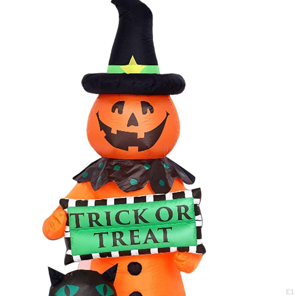Halloween Inflatable Pumpkin Decor Blow Up for Porch Holiday Outside