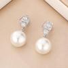 Korean Lightweight Luxury Pearl Stud Earrings – Versatile, Fashionable, High-End Design