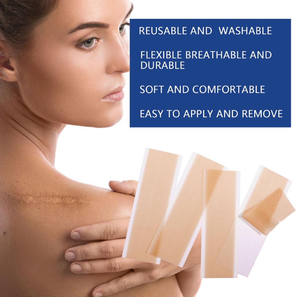 BUPY Silicone Gel Scar Patch - Self-adhesive Surgical Scar Sticker Tape