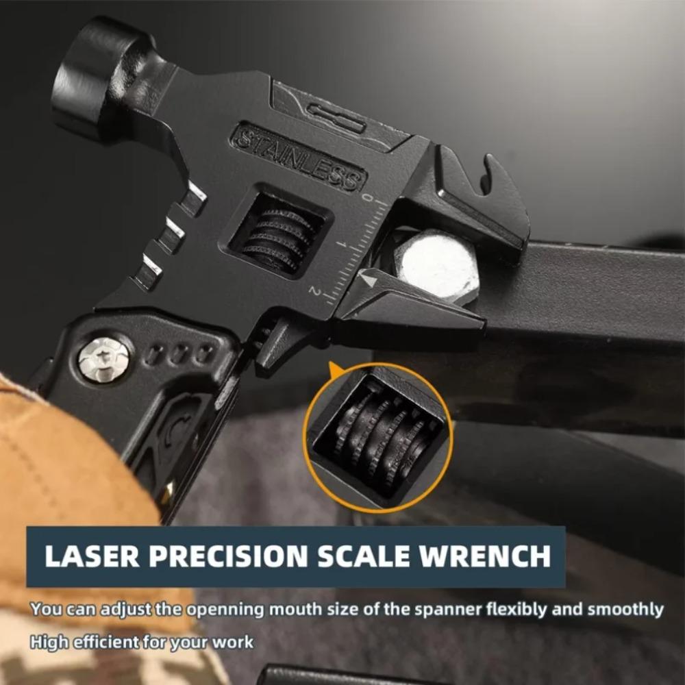 Nowy wielofunkcyjny klucz młotek nóż szczypce Outdoor Camping narzędzie survivalowe narzędzie oszczędzające pracę nóż wielofunkcyjny ze stali nierdzewnej