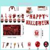 Griezelige Halloween Feestartikelen Halloween Feestpakket Met Banner En Ballonnen