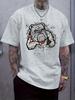 Bulldog Graphic T-shirt - Breakthrough Wall Design