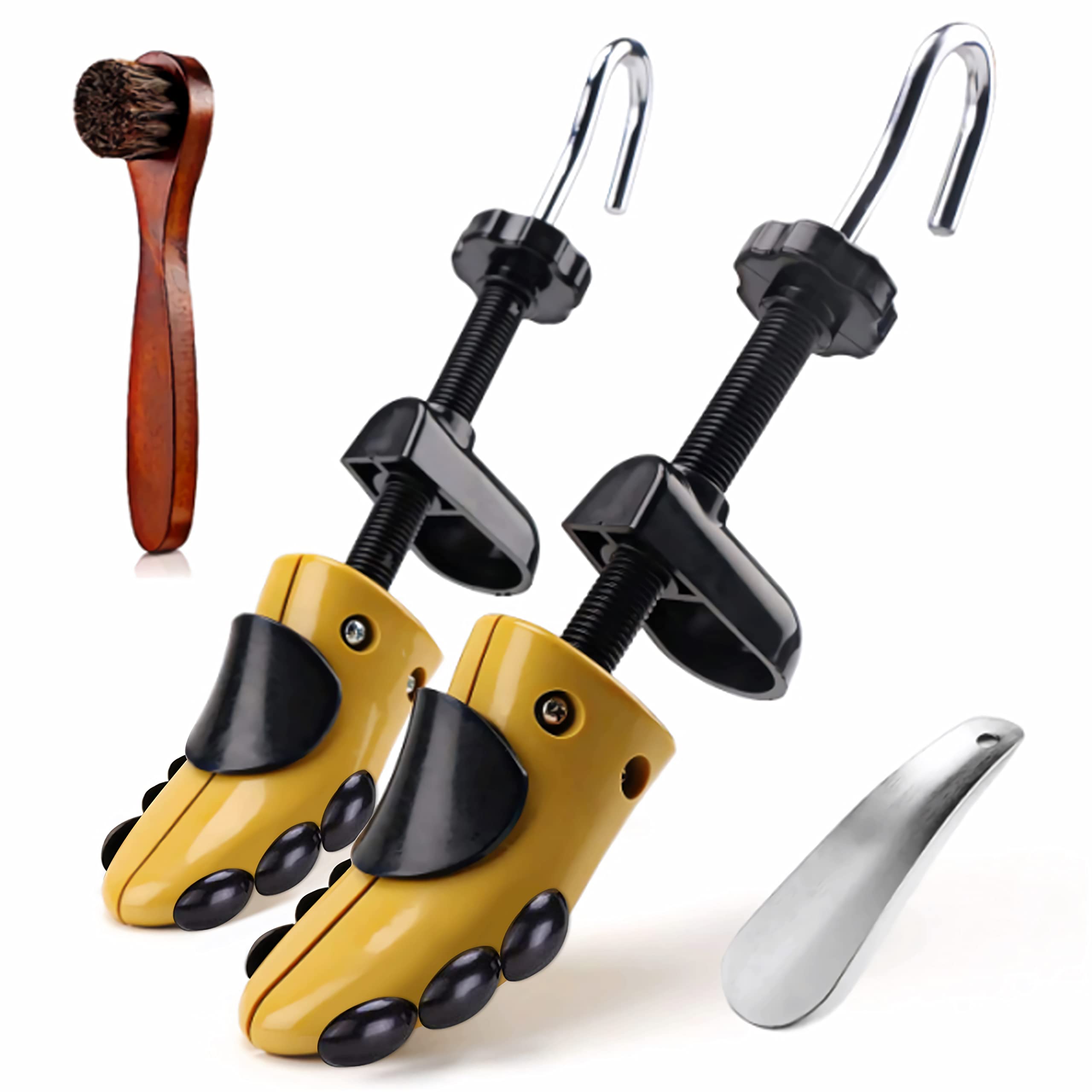 

Masetley Shoe Shoe Shoe Shoe Size Prevents Blisters and Includes Horsehair Brush and Portable Set of 2 for High Suitable for Both Left and Right Heels