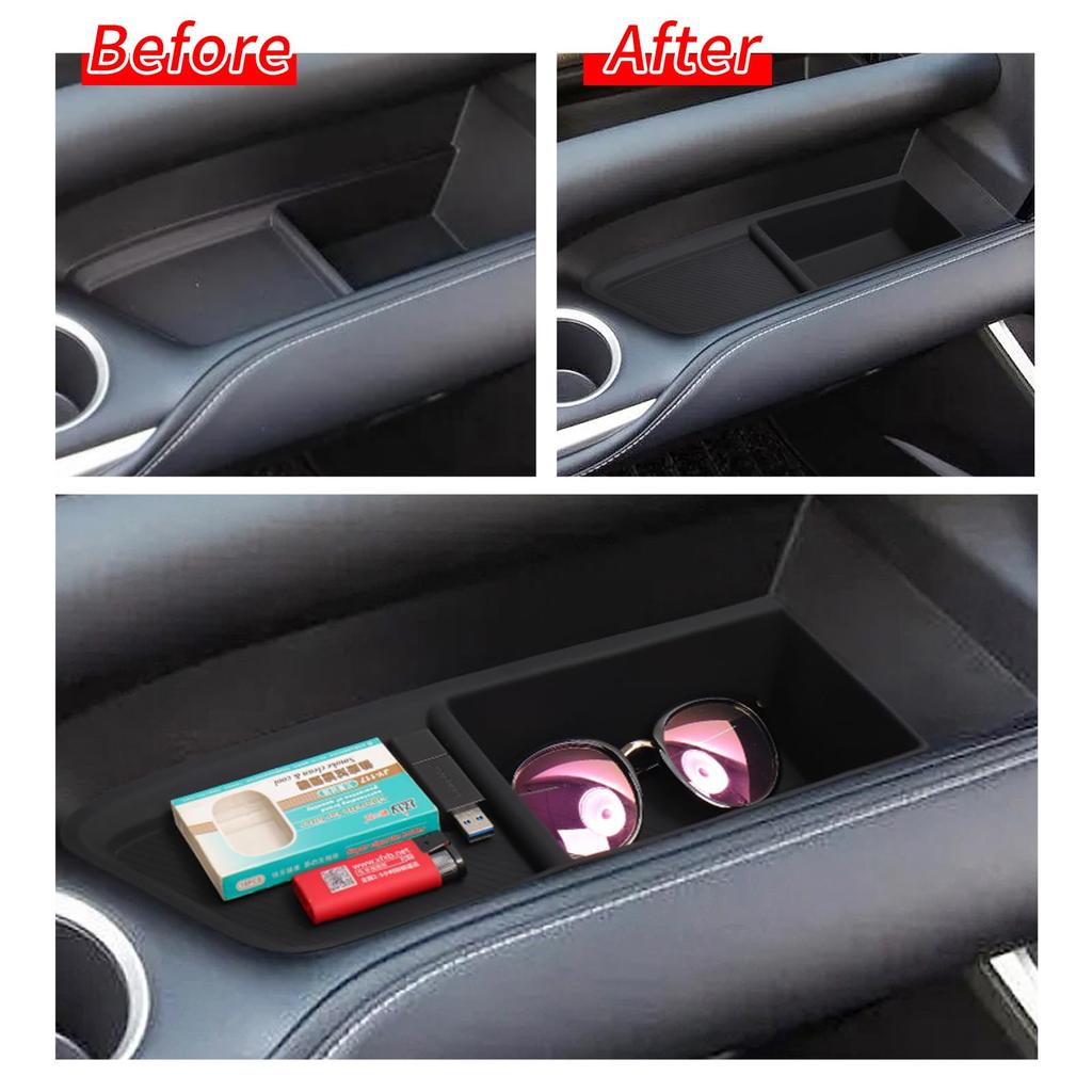 ZUNDUO Toyota New Noah Voxy 90 Series Exclusive Passenger Seat Open Tray Storage Box January 2022 to Current VOXY NOAH 90 Storage Tray Glove Box Noah