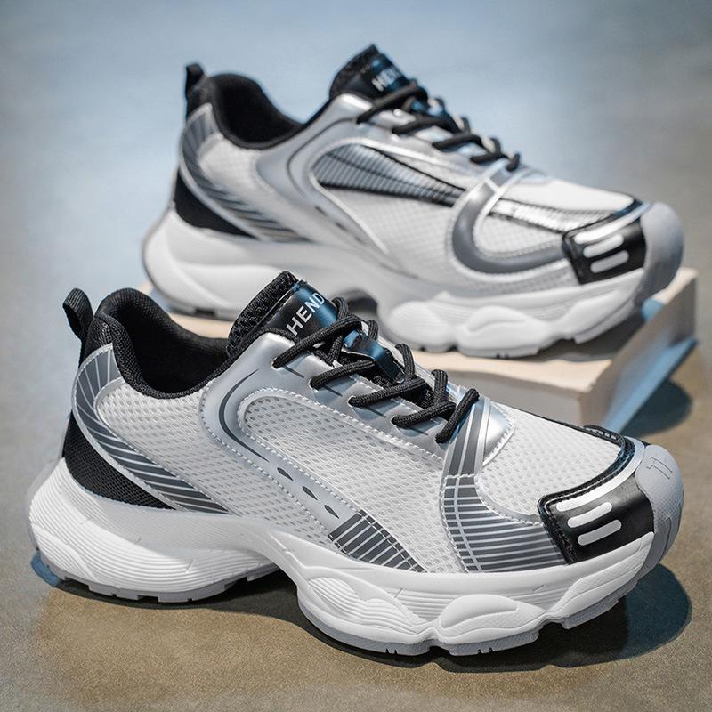 Summer new dad shoes casual platform running shoes mesh breathable sneakers