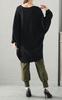 Gold Japan Plus Size Knit Long Dolman Perfect for and Sizes Women's Tunic, Sleeves, Fall, Winter, Spring, LL-3L, Black, maru-3004