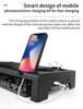 Multifunctional USB Charging Monitor Riser & Storage Rack for Desktop
