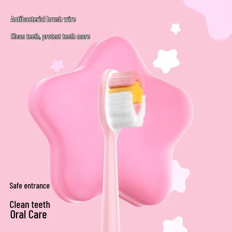 CanBan Fairy Wand Soft Bristle Toothbrush 3-Pack