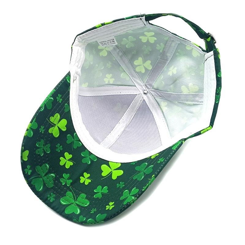 Breathable Comfortable Hat Adult Party Hat for Saint Patricks Day Event High Quality Digital Art Soft Fabric