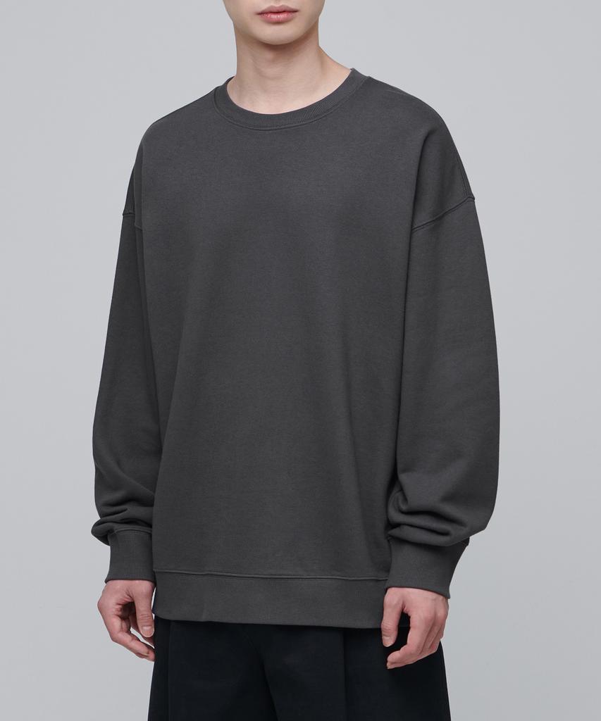 MUSINSA STANDARD Oversized Sweatshirt [Gunmetal]