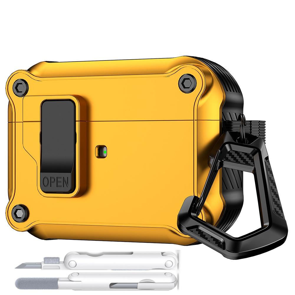 for AirPods Pro 3 Earphone Case with Secure Lock Design Protective Case Cover for Airpods Pro 3 Gen with Cleaning Pen & Keychain