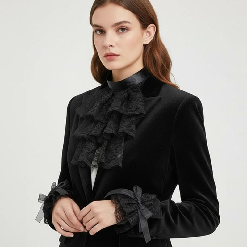 Frill Wristband Collar Perfect For Cosplay, Stage Performances, And Costume Parties Halloween Photo Props