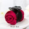 Hair Clip Roes Flower Shape Sturdy Elegant Rose Flower Hair Claws for Gift