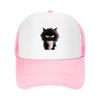 Cup Black Cat Printed Baseball Cap Fashionable and Multifunctional Duckbill Cap Adjustable and Trendy