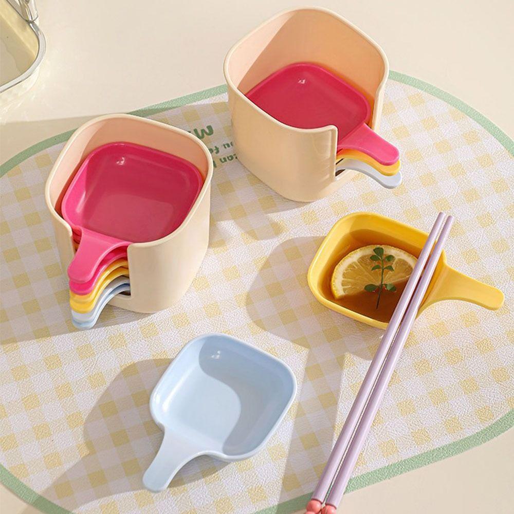 With Handle Dipping Sauce Dish Dopamine Sauce Plates Creative Seasoning Dish Set  Soy Sauce