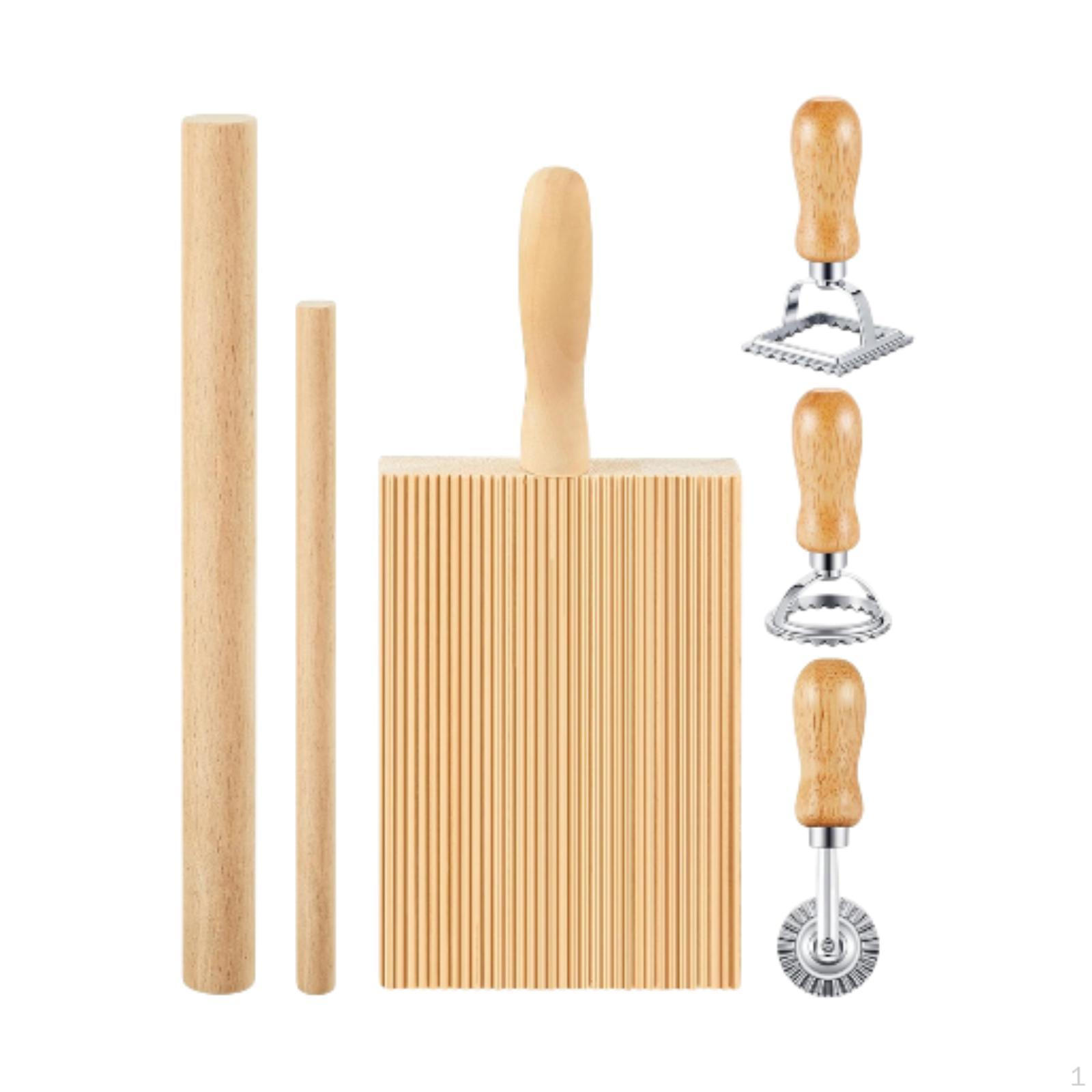 

Набор для приготовления ньокки с инструментами для пасты и скалкой для домашней готовки 6 Pieces