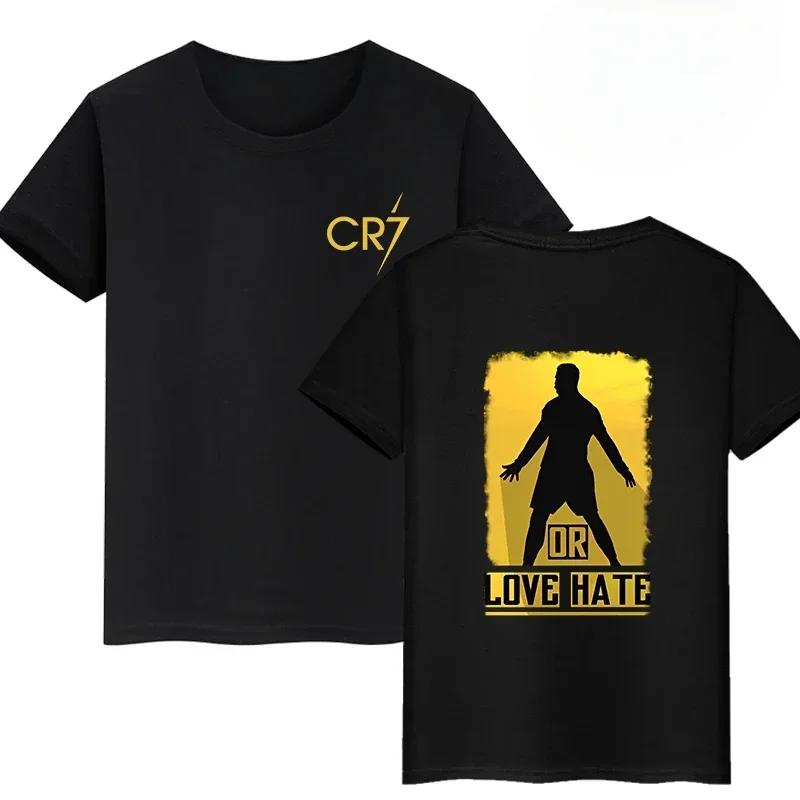 New Arrival Mens Clothes Tee Shirt Homme Graphic T-Shirts Men Tshirt for Men Ropa Hombre Ronaldo Double-sided Print 71071