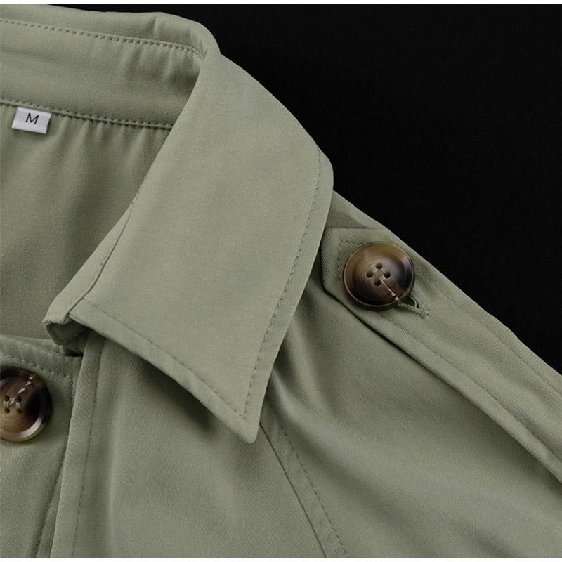 Lapel Trench Short Coat Jacket Wrap Hip Skirt Set Breasted Vintage British Style Women's Workwear Overcoat Short Skirts Sets