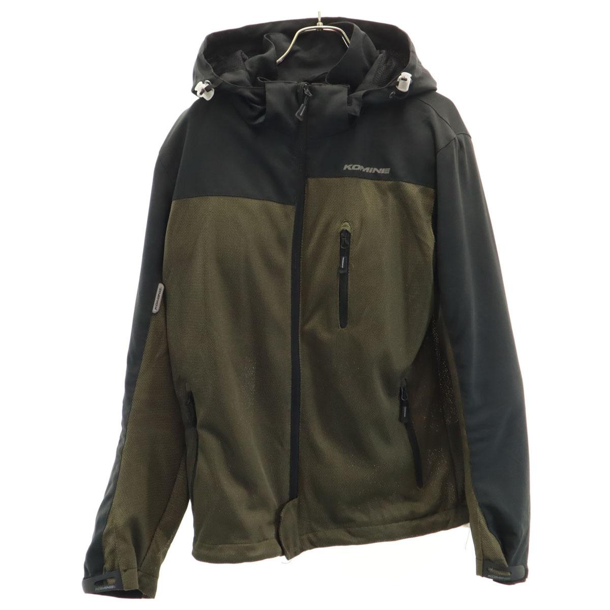 

KOMINE bike mesh Jacket M Olive Protected by CE standards Men s Used