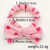 Spa Hoofdband Strik Haarband voor Gezicht Wassen Vrouwen Huidverzorging Hoofdbanden Elastische Make-up Hoofdband Koraal Fleece Gezichtswas Hoofdband