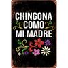 Spanish Words Metal Tin Signs for Bedroom Cafe Shop Home Room Wall Decorative Plaques Iron Plate Art Paintings Hanging Pictures