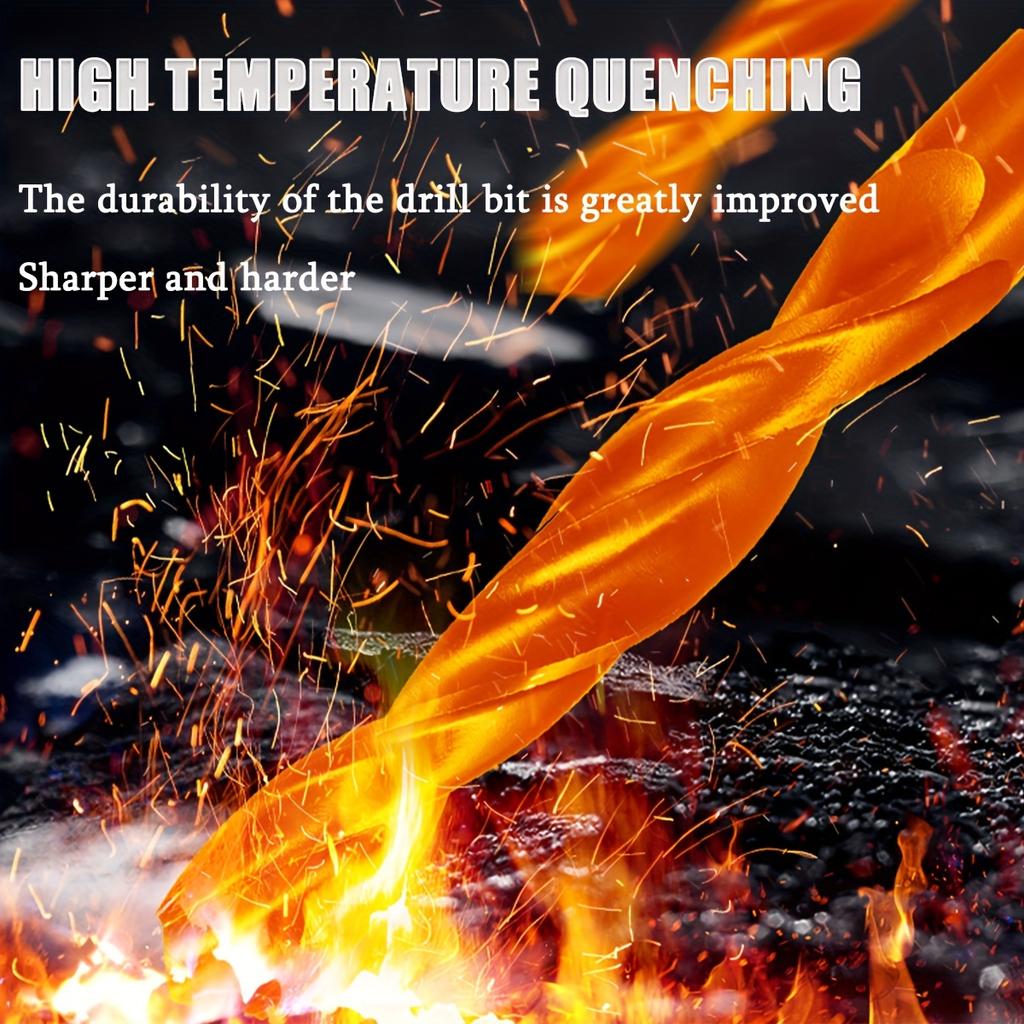 5pcs Professional Carbide Drill Bit Set for Masonry, Concrete, Glass, Tile, Brick - Durable Metal Drill Bits for Home Decor, DIY Projects