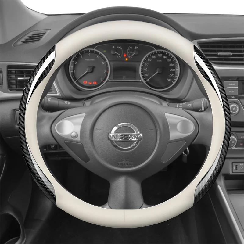 Leder Auto Lenkradabdeckung Für Nissan Qashqai J12 j11 X-Trail XTrail X Trail T33 Rogue 2015 -   2024 Zubehör