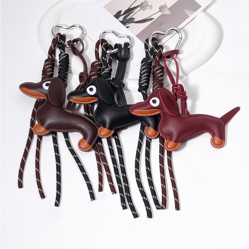 Woven Rope Bag Pendant Designer Creative Keychain Handbag Accessories Bag Charms For Women And Girl Gift