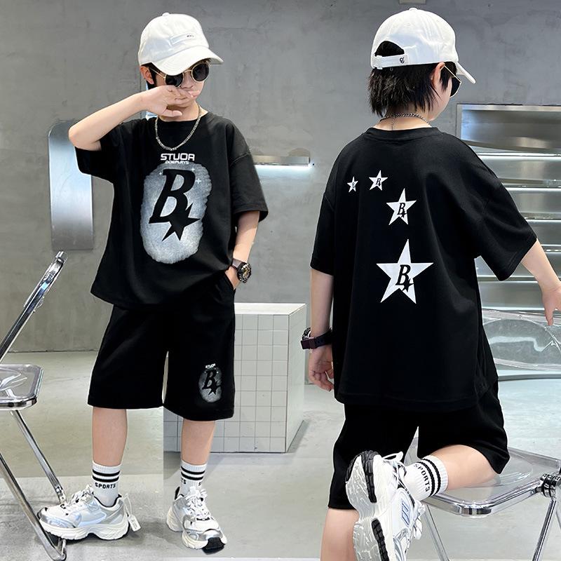 Jungen Cooles Sommer Kurzarm Set 2025 - Trendige und Schicke Mode für Kinder