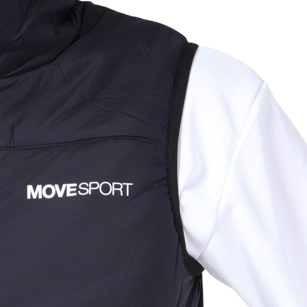 Move Sports Stand Descente SMART MOVE Down Perfect for Town Watching Black Size M Vest, Vest, Lightweight, Warm, Water-Repellent, Windproof, Use,