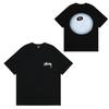 Camiseta de Algodón Streetwear para Hombre y Mujer Corte Holgado Manga Corta Camiseta Gráfica Casual Unisex Cuello Redondo