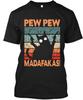 NWT Pew Pew Madafakas Cat With Gun Funny Vintage Graphic Logo T-Shirt Size S-3XL Unisex T-Shirt