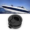 Round Black Flush Pull Slam Latch Deck Hatch Handle Lock for Marine Boat RV Drawers