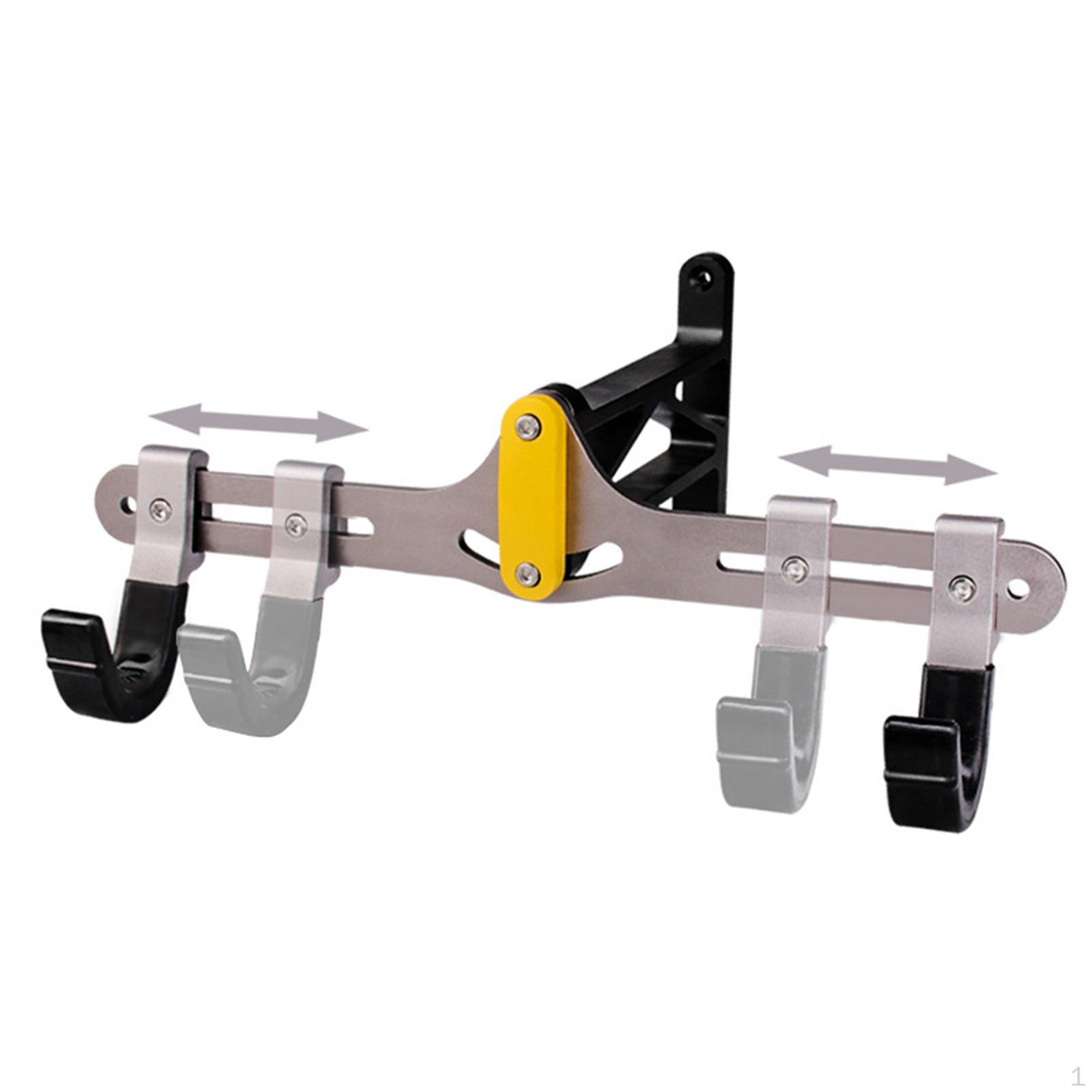 

Bicycle Wall Rack Holder Metal Adjustable Angle of Adjusted Sturdy