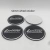 4 Stück 56mm 75mm Lorinser Logo Autoemblem Radnaben-Mittelkappe Abzeichen Abdeckungen Aufkleber Styling-Zubehör