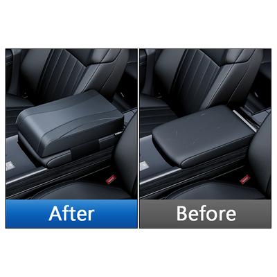 Auto Seat Gap Organizer Armrest Box Height Pad Elbow Supportor Leather Armrest Cushion Arm Rest Box Car Armrest Pad Adjustable