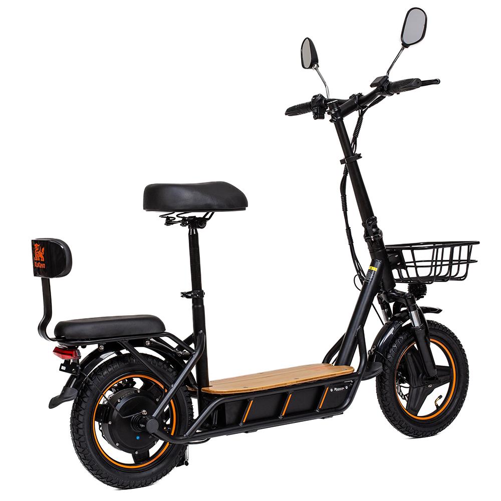Electric Scooter Adult Kukirin C1 Pro 800W Motor Top Speed 45Km/h With Rear Sofa And Front Basket 48V 26AH Range 100Km Load 120Kg New