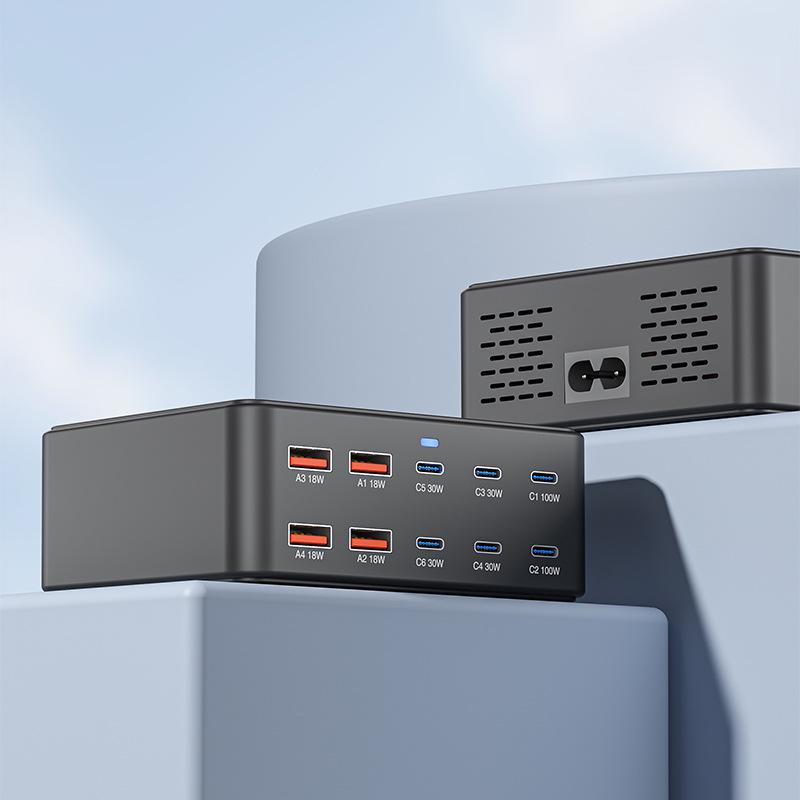330W Galliumnitrid Super Schnelles Multi-Port Handy- und Tablet-Ladegerät