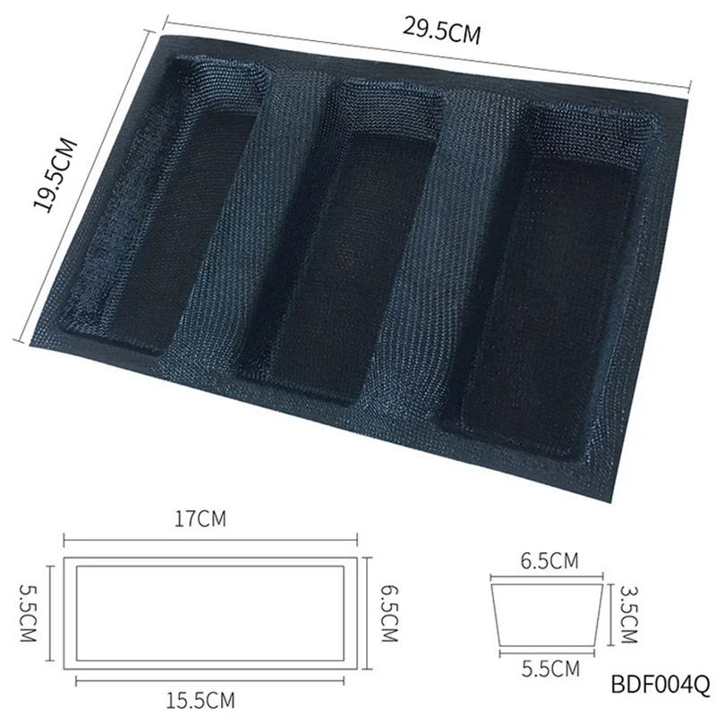 Silikonové síťované perforované formy na chléb Nepřilnavé pečicí plechy Formičky na hamburgery Forma na briošky Podnos Forma na francouzský chléb