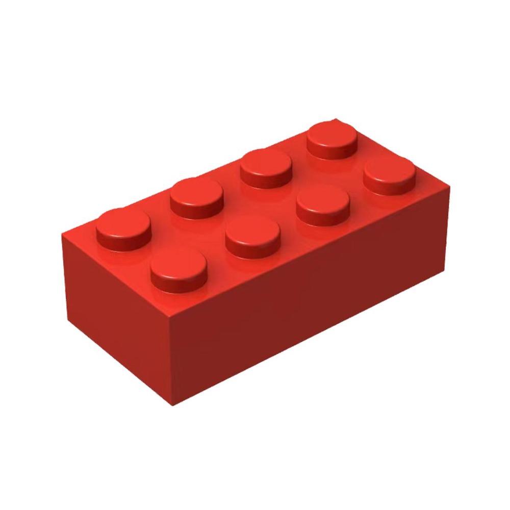 Classic Bulk Solid Color Bricks3001 2x4 Building Blocks 150pcs Grey Orange Pieces Compatible with Lego All Major Brick Brands
