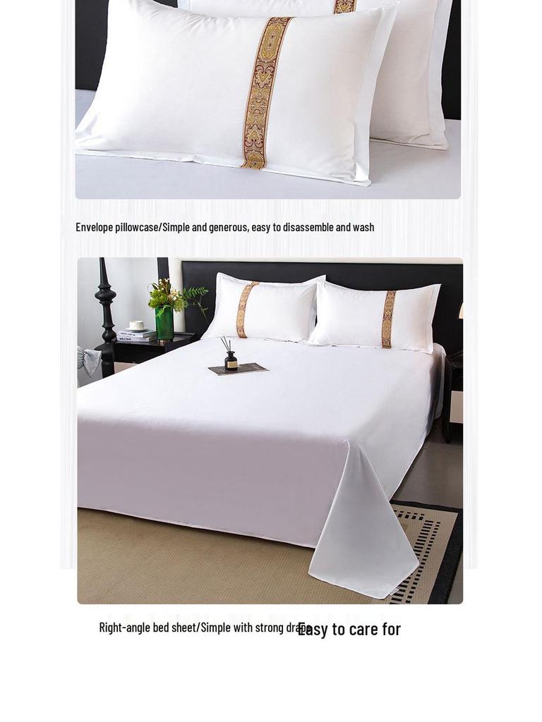 Premium Hotel-Grade Wrinkle & Stain-Resistant 4-Piece Bedding Set