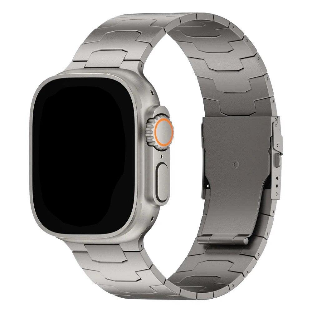 

Ремешок из титанового сплава для Apple Watch Ultra Band 49 мм 26 мм Роскошный дизайн браслет с металлическими звеньями Correa iWatch Ultra 2 49 мм ремешки